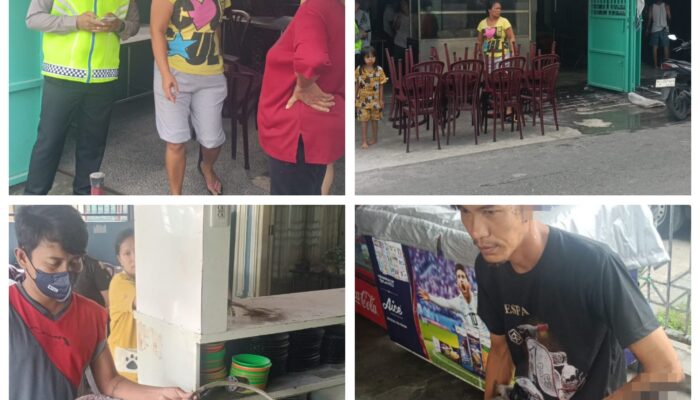 Asik Bakar Daging, RM. Telleng Terbakar