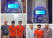 Polsek Perdagangan Polres Simalungun,  Berhasil Amankan Tiga Tersangka Pengedar Narkoba