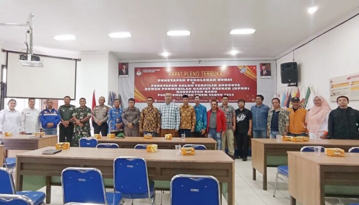 KPU Karo Tetapkan 40 Calon Terpilih DPRD Karo di Pemilu 2024