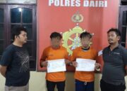 Dua Pemuda Curi Uang Sekolah Diringkus Sat Reskrim Polres Dairi