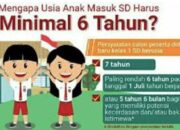 Mendikbudrisek  Nadeim Anwar Makarim mengubah batas usia anak untuk  masuk ke jenjang pendidikan Sekolah Dasar (SD) pada tahun 2024