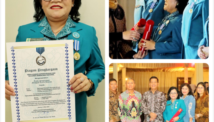 Ketua TP PKK Kabupaten Simalungun Terima Penghargaan Manggala Karya Kencana Dari BKKBN Pusat