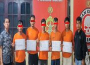 Polres Dairi Amankan 5 Pemuda Atas Dugaan Kasus Penganiayaan