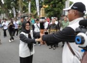 Wali Kota Pematangsiantar  Menyambut Rombongan Kirab Api PON XXI Tahun 2024 Aceh-Sumut Wilayah Sumut