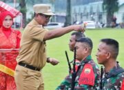 Plt Bupati Simalungun Sambut Pimpin Upacara Penyambutan Satgas Pamtas Yonif 122/TS Usai Bertugas