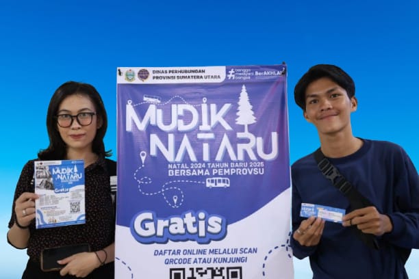 1.200 Peserta Mudik Gratis Nataru Pemprov Sumut, di Berangkatkan Besok 