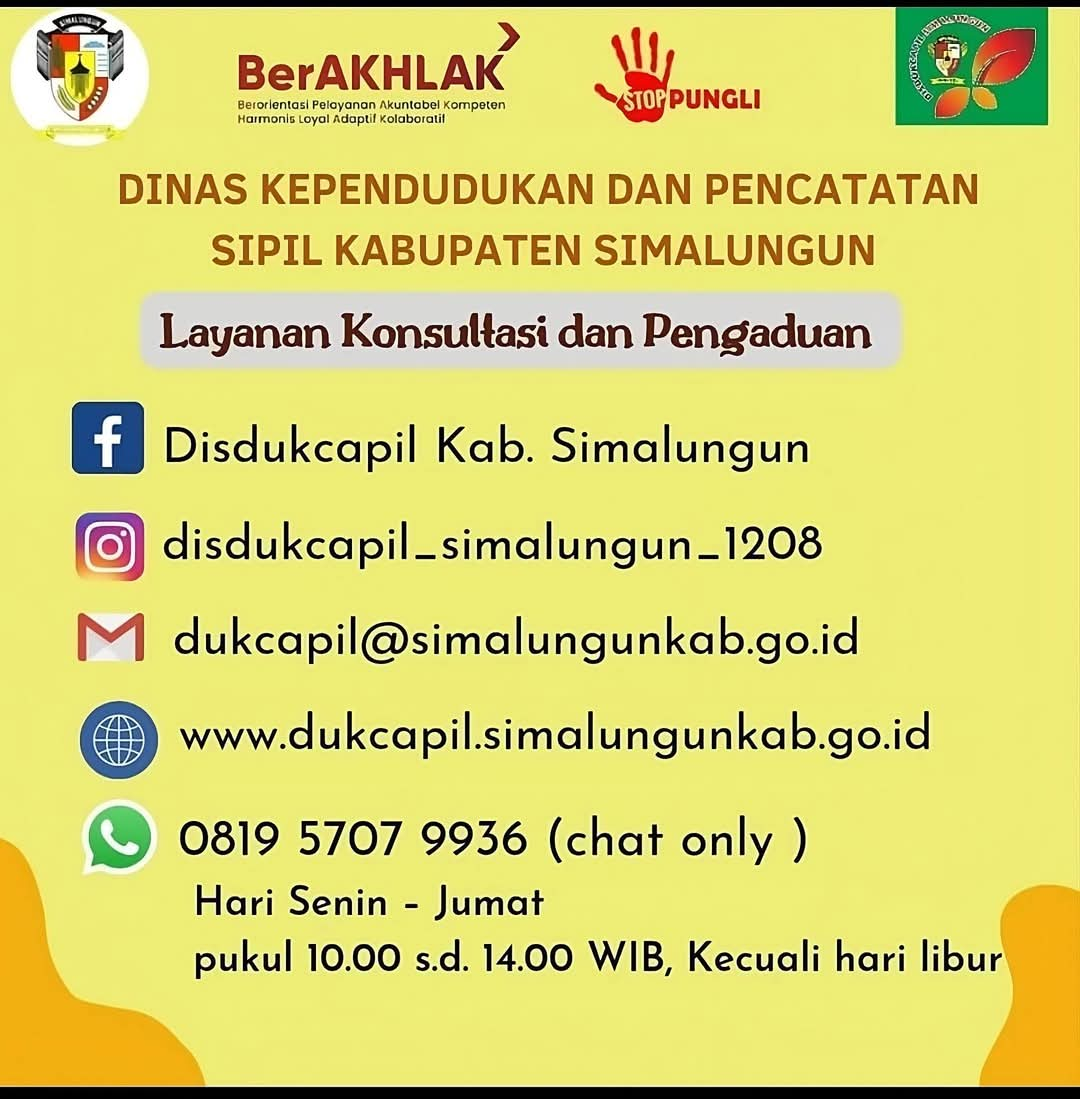 Pernyataan Resmi Kadisdukcapil Simalungun, Terkait Dugaan Pungli