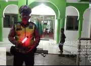 Satlantas Polres Simalungun Amankan Sholat Subuh dengan Blue Light Patrol
