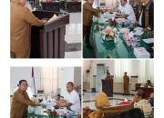 Wali Kota Pematangsiantar Wesly Silalahi  Menyerahkan Laporan Keterangan Pertanggungjawaban  Wali Kota Tahun Anggaran 2024