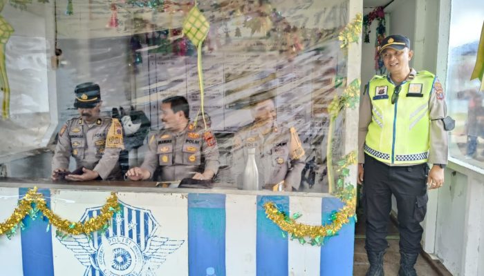 Waka Polres Tinjau Pos Pengamanan Operasi Ketupat Toba