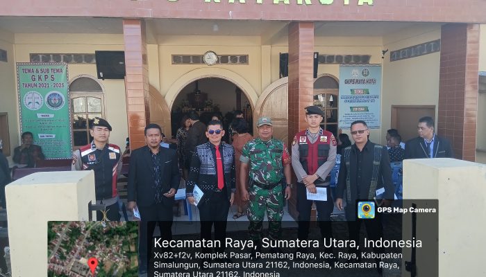 Inilah Gereja Prioritas Samapta Polres Simalungun Sukses Amankan Ibadah Perayaan Paskah