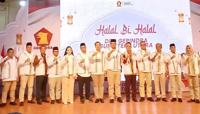 Halalbihalal DPD Partai Gerindra Sumut, Wakil Bupati Simalungun Siap Berkolaborasi Dengan Pemprovsu