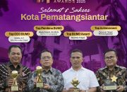 Perusahaan Umum Daerah  Air Minum Tirta Uli Pematangsiantar meraih empat penghargaan di ajang TOP BUMD Awards 2025