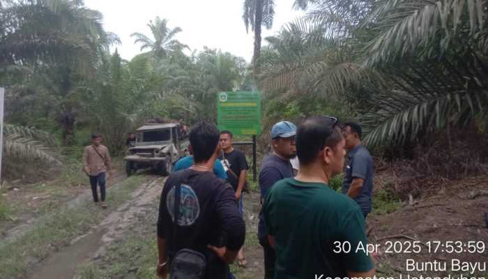 Akses Jalan Ditutup Warga, Polres Simalungun Lakukan Mediasi