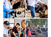 Bupati Simalungun Gerak Cepat  Berikan Bantuan Korban Kebakaran 