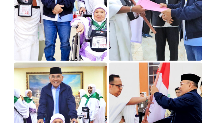 Anton Achmad Saragih Bupati Simalungun Berangkatkan Jamaah Calhaj Tahun 1446 H/2025 M 