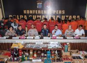 Wali Kota Pematangsiantar Wesly Silalahi  diwakili Sekretaris Daerah Hadiri  Konferensi Pers Peredaran Narkoba dan Minuman Keras  ilegal 