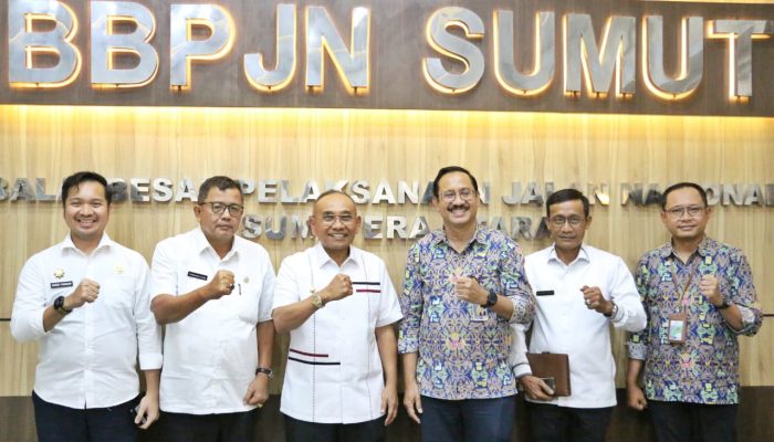 Kunjungi BBPJN Sumut, Bupati Simalungun Berharap Progran IJD Dapat Terwujut