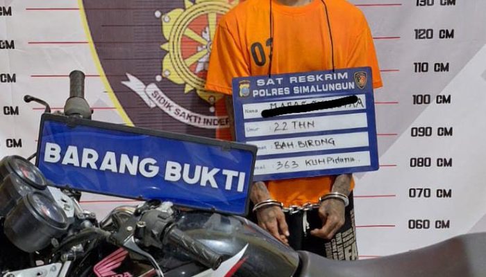 CCTV Ungkap Aksi Curanmor di Simalungun: Satu Tertangkap, Satu Masih Buron