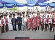 Ketua TP PKK Kota Pematangsiantar Ny Liswati Wesly Silalahi Ibadah dan Perayaan Paskah HKBP Distrik V Sumatera Timur