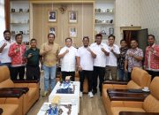 Wali Kota Pematangsiantar Wesly Silalahi  Sambut  Pengurus KONI 