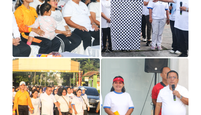Wali Kota Pematangsiantar Ikuti Fun Walk Bersama Bidan, Peringati HUT ke-74 IBI dan Hari Bidan Internasional