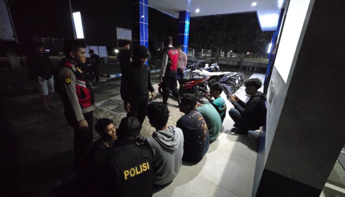 Patroli Blue Light  Polres Simalungun Amankan 20 Orang dan 8 Sepeda Motor