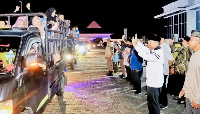 Malam Takbiran Spesial di Simalungun, Bupati Langsung Lepas Peserta