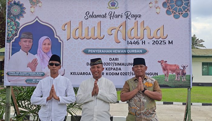 Kapolres Simalungun Halal Bihalal Idul Adha Bersama Dandim dan Kejari