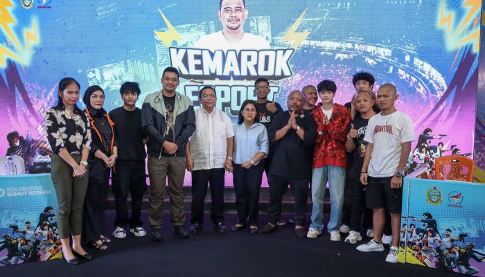 Gubernur Sumut Bobby Nasution dan Wali Kota Siantar Dukung ESports: Tampil di Laga Mobile Legends di Ajang Kemarok