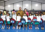 Wali Kota Pematangsiantar dan Bunda PAUD Lepas 650 Anak Didik PAUD SAB, Kukuhkan Komitmen Wujudkan SDM Unggul