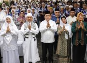 Wali Kota Pematangsiantar Wesly Silalahi  Sambut  Jamaah Haji/Hajjah Kota Pematangsiantar 1446 H/2025 M 