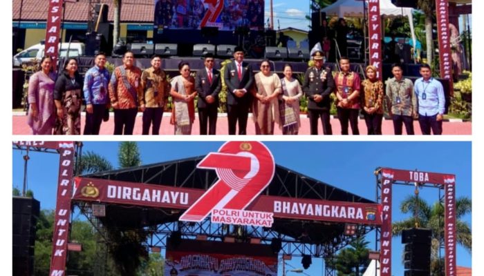 BRI Balige Hadiri HUT Bhayangkara ke-79 di Polres Toba, Perkuat Sinergi Kemitraan