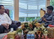 Bahas UKW Akbar Indonesia Timur, Gubernur Gorontalo Terimah Ketum PJS 