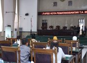 Wali Kota Pematangsiantar Wesly Silalahi  Rapat Paripurna  DPRD  Nota Pengantar Rancangan KUA-PPAS P-APBD Kota Pematangsiantar 