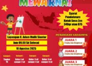 Pemko Pematangsiantar Gelar Lomba Mewarnai Meriahkan HUT ke-80 RI, Berhadiah Trofi dan Bingkisan