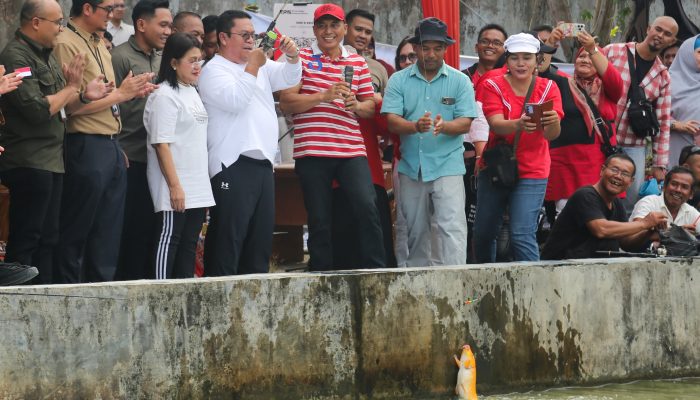 Wali Kota Pematangsiantar Wesly Silalahi Ikut Lomba Memancing Meriahkan HUT ke-80 RI