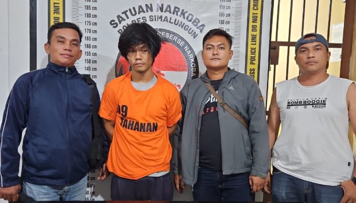 Polsek Tanah Jawa Bersama Sat Narkoba Polres Simalungun Bongkar Jaringan Narkoba: Tersangka Dibekuk dengan 13 Paket Sabu, Pengembangan Sasar Dalang Utama