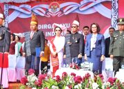 Ribuan Warga Simalungun Meriahkan Upacara Detik-Detik Proklamasi HUT ke-80 RI