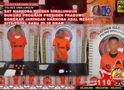 Bongkar Jaringan Narkoba Asal Medan, Sat Narkoba Polres Simalungun Tangkap 6 Pelaku 