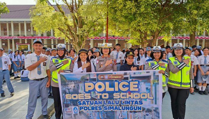 Polres Simalungun Gelar Police Goes To School di Empat Sekolah