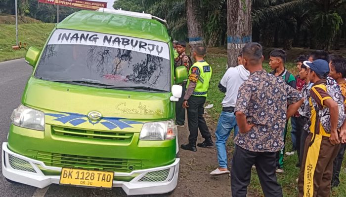 Polres Simalungun Fokus Cegah Kecelakaan, Himbau Sopir Angkutan Umum Utamakan Keselamatan
