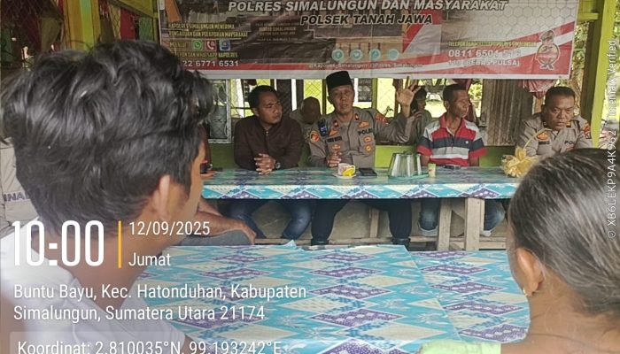 Ngopi Bareng Polisi, Warga Simalungun Lebih Mudah Sampaikan Aspirasi
