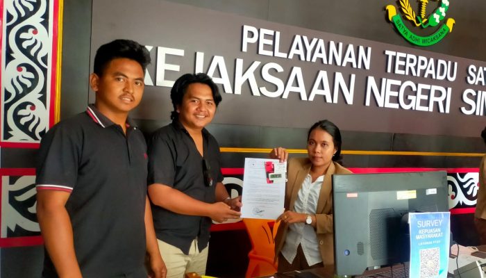 Kawal Kasus Dugaan Korupsi, GMMUR Lengkapi DUMAS di Kejari Simalungun