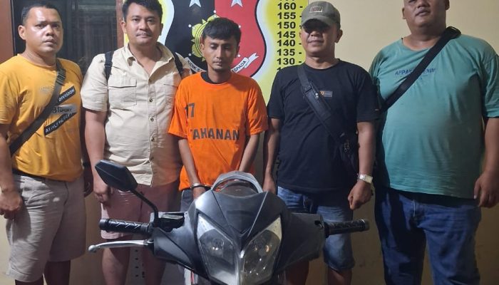 Polsek Perdagangan Tangkap Pelaku Penggelapan Sepeda Motor, Modus Pinjam Langsung Gadai
