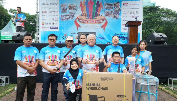 Semarak Jalan Santai dan Santunan Disabilitas, Kajati Sumut Dukung Kepedulian Sosial Yayasan Thongs