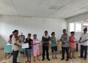BLT Dana Desa  Disalurkan di Nagori Bosar Bayu, Hutabayu Raja