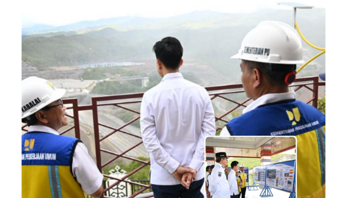 Dorong Pemerataan Pembangunan, Wapres Gibran Tinjau Proyek Strategis Bendungan Way Apu
