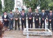 Kapolres Simalungun Ikuti Ziarah Nasional dan Tabur Bunga Peringatan HUT TNI ke-80