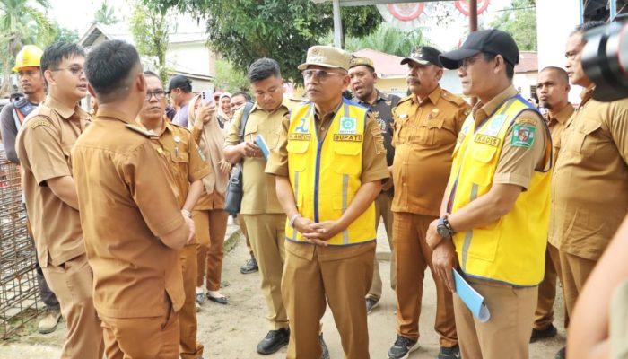 Bupati Simalungun Tinjau Pelayanan Publik dan Infrastruktur di Kecamatan Ujung Padang